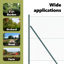 Vidaxl Fence With Posts PVC-Coated Steel-116797840-116797842