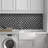 12" x 12" Polished Natural Stone Floor & Wall Mosaic Tile