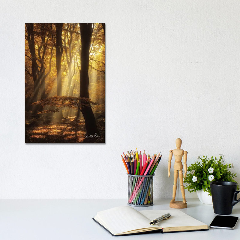 The Umbrella by Martin Podt - Wrapped Canvas Print, 20.32 cm H x 30.48 cm W