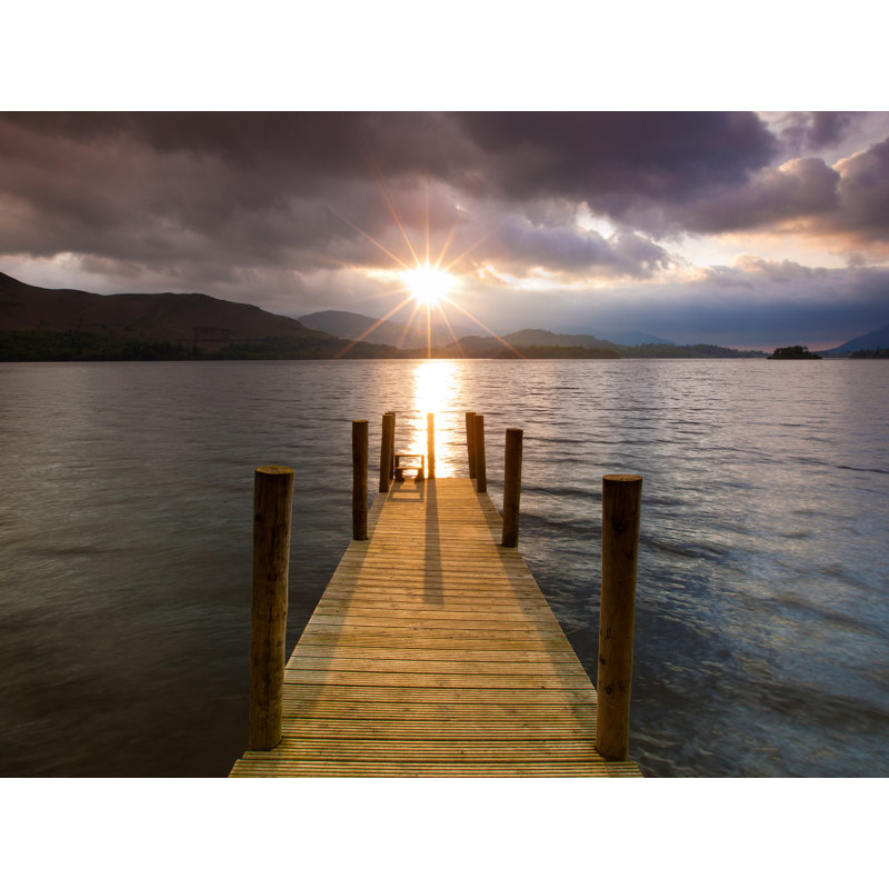 Lake District, Jetty, Angleterre par Frank Peters, Toile tendue, H 18 po x l 24 po