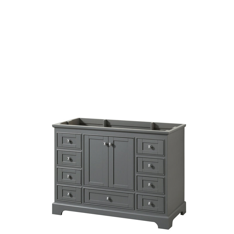 Deborah 48" Dark Gray Freestanding Single Bathroom Vanity