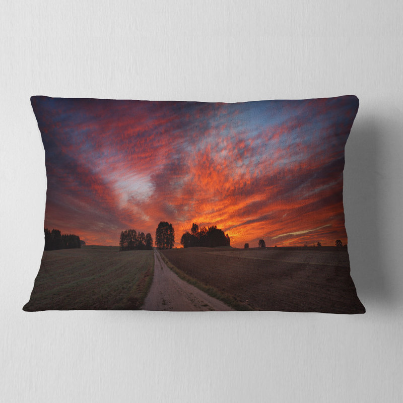 Coussin Landscape, Rectangle 12"H x 20"W, Lumbar Pillow