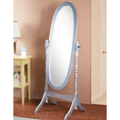 Miroir avec finition argentée