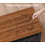 Table basse à plateau relevable avec rangement caché, table de salle à manger de ferme avec vérin à gaz et tablette ouverte pour le salon, brun noir-130000349