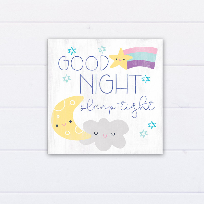 « good night sleep strict », art sur toile