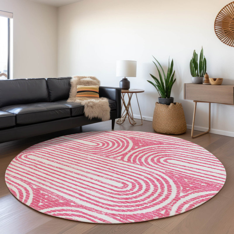 Tapis intérieur / extérieur Kinslee, Rond 8 pi