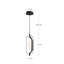 Luminaire suspendu cylindrique à 1 lumière Hilo-88045164