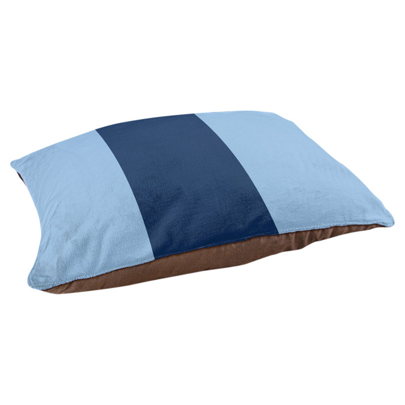 Coussin d'extérieur pour chien Florida Tribe, Light Blue/Navy Blue/Light Blue, Large ( 40" W x 30" D x 14" H)