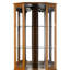 Vitrine à 6 tablettes avec lumières, miroir, réglable, matériau éclairé, tablettes réglables, présentoir-1645395500
