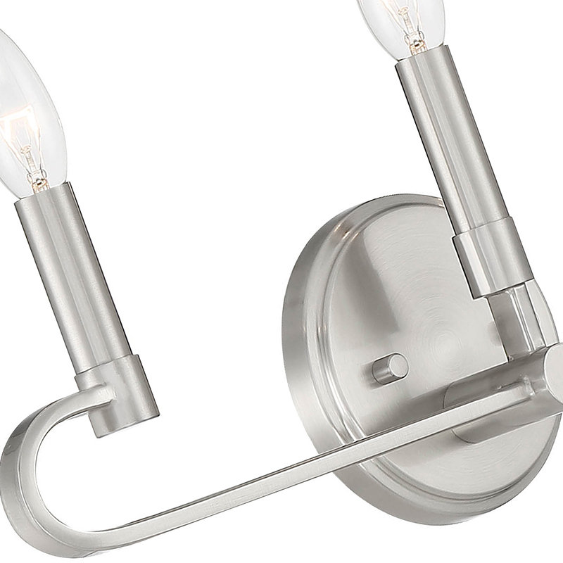 Madel 3 - Light Dimmable Vanity Light, Brushed Nickel