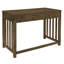 Bureau en bois d'ingénierie brun gris avec espace de rangement pour clavier 30 po Fonctionnalité de tiroir élevé