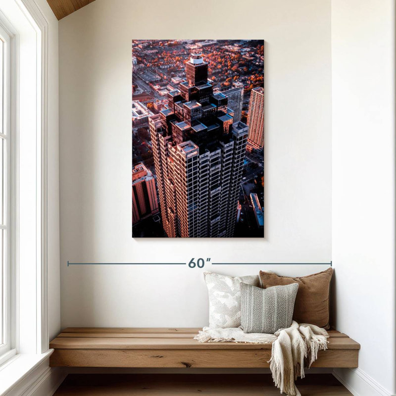 Lilie Atlanta Skyscraper, 45" H x 30" W