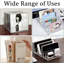 Ensemble de 2 organisateurs de CD en cristal transparent - Support de rangement de bureau sans support pour 28 CD