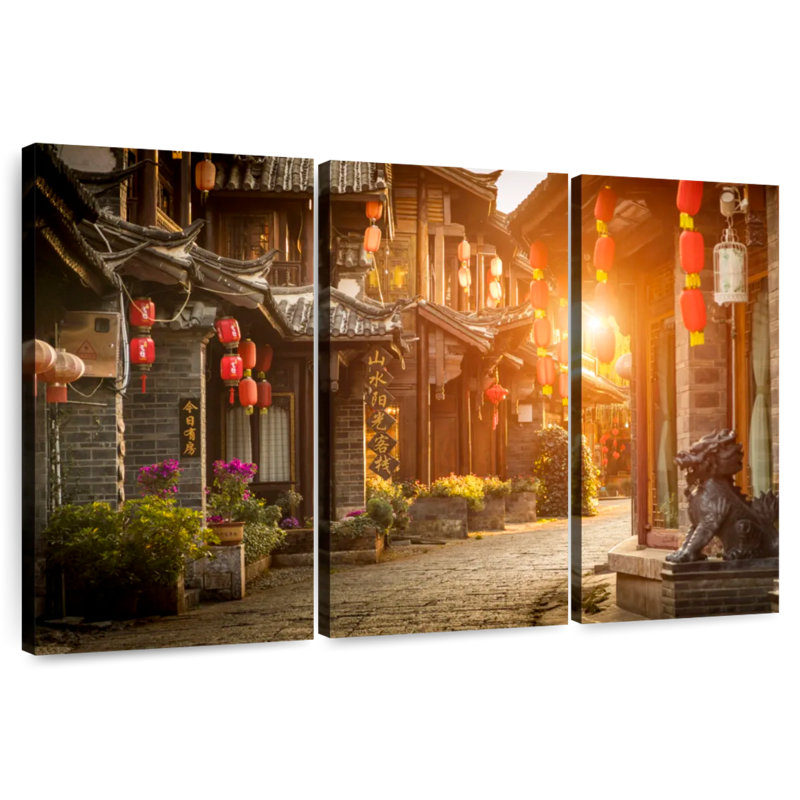 Sebbie Old Town Lijiang, 36" H x 57" W