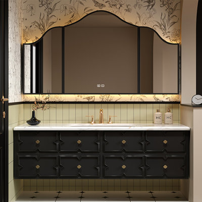Armoire de salle de bain intelligente de style américain.