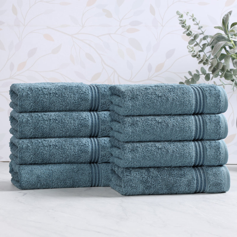 Oleg Heritage Egyptian Cotton Soft Absorbent Luxury Hand Towel, Saphire