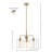Mowlud 3 - Light Gold Bell Pendant