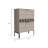 Lyrata Bar Cabinet,  Six Built-In Wine Rack, Double Door-1521941094-1521941090