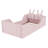 Upholstered Platform Bed with Rabbit Cushion-479619236