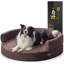 Lit pour chien de luxe rond en mousse à mémoire de forme Fala-31178522-31178523
