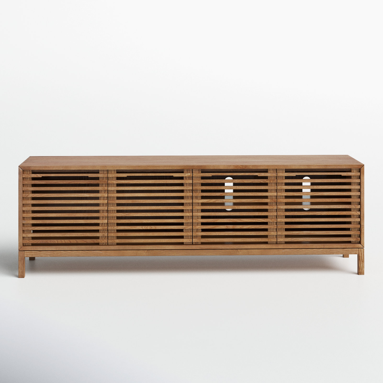 Finnian 78'' Media Console, Light Oak