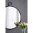 24" X 27"  Wall Mirror With Black Frame, Contemporary Minimalist Accent Mirror For Living Room, Foyer, Entryway, Bedroom