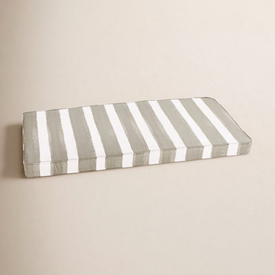 Gia Striped Indoor/Outdoor Bench Cushion