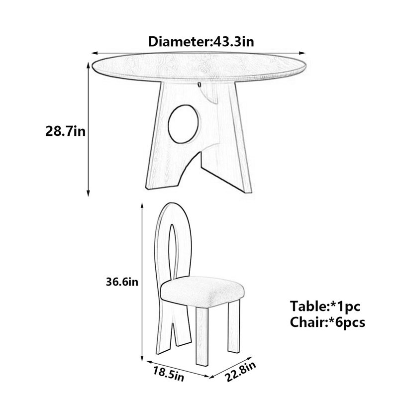 Knupp, 28.7"H x 43.3"L x 43.3"W