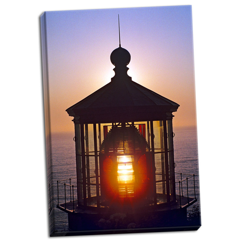 « cape meares phare », reproduction de photo sur toile tendue