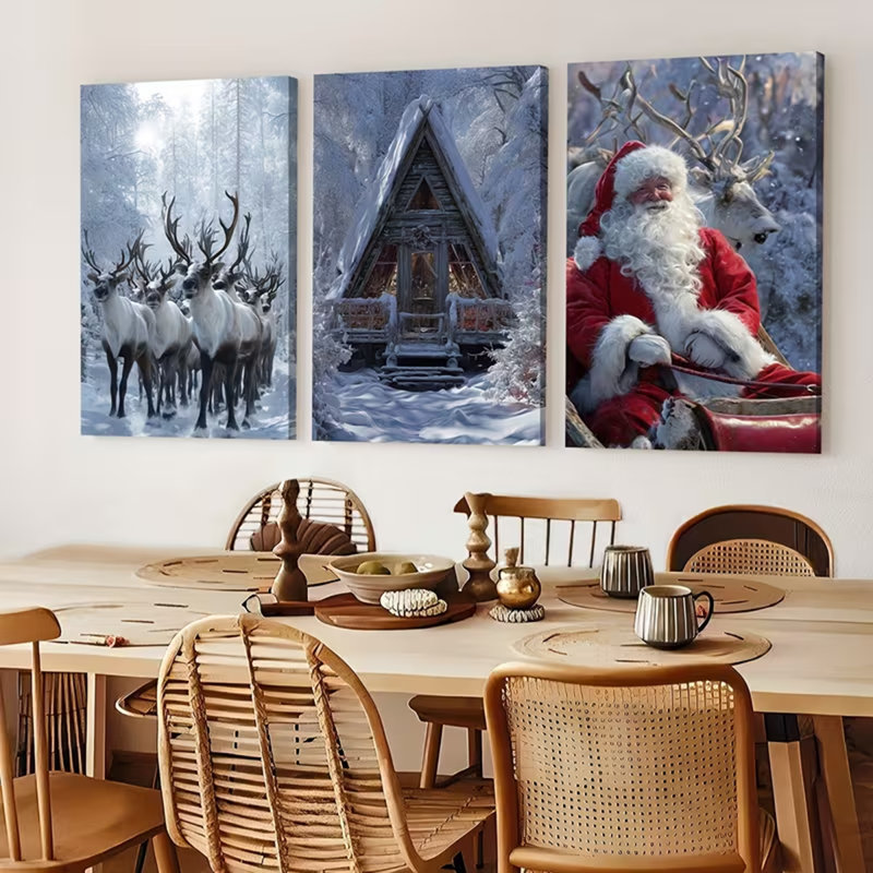 3 Piece Wrapped Canvas Print