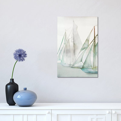 Glide II 1 Piece Wrapped Canvas Painting