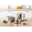 Casserole en acier inoxydable 18/10 avec couvercle Prime Cook-70546364