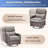 Wickes Haven 7-Person PE Wicker Outdoor Patio Conversation Set With 6" Thickness Cushions-483481591-475736282