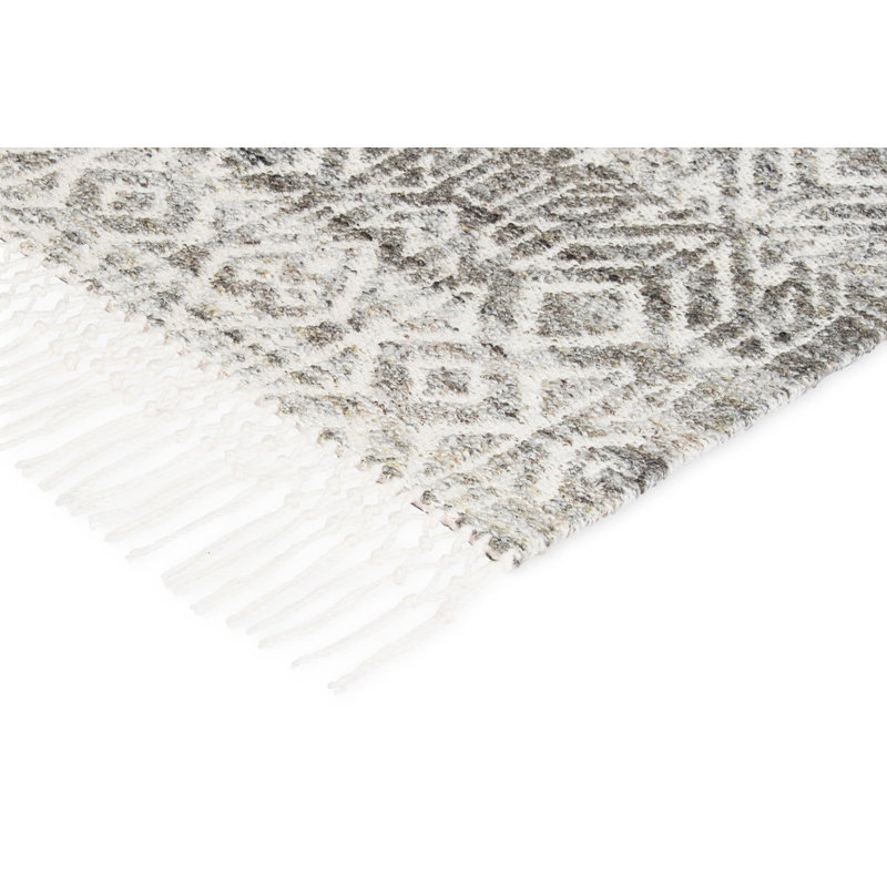 Tapis d'intérieur / extérieur en laine tissé à la machine Dahlton Southwestern, Rectangle 9 pi 10 po x 13 pi 2 po