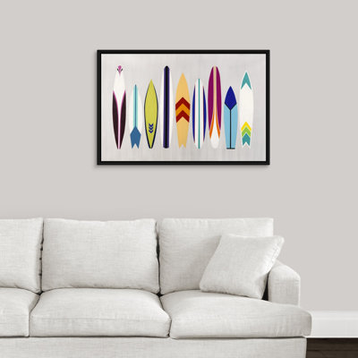 « surf on through », impression sur toile