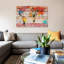 World Map by Irena Orlov - Print on Canvas-69742419-101342099