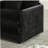 Free Combination Comfy Upholstery Modular Oversized L Shaped Sectional Sofa With Reversible Ottoman, Black Chenille-1806656529-1806656531