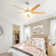 52 Inch Modern Ceiling Fan with Dimmable LED Light and Remote Control 5 ABS Blades 3 Colour Tempearture