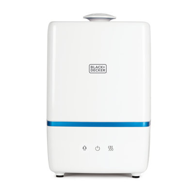 Black+decker Buh Series  1.32 Gallon Ultrasonic Warm & Cool Mist Humidifier In White