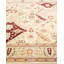 Tapis ivoire / cambriolage traditionnel noué à la main de conception unique 6 pi 2 po x 8 pi 10 po Keller