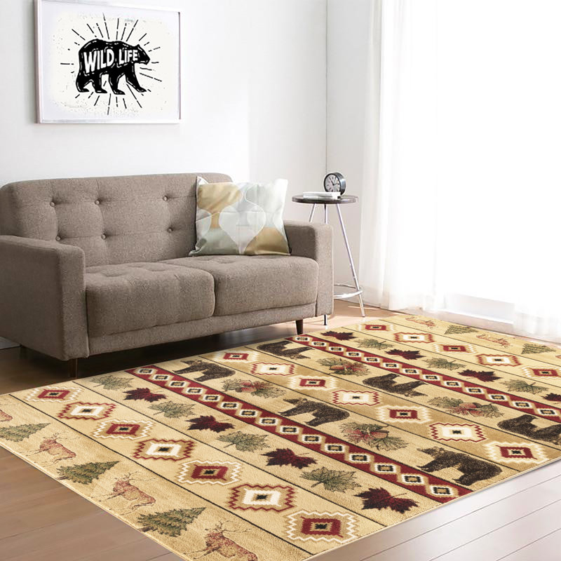 Tapis beige Atwell Southwestern, Rectangle 7 pi 10 po x 10 pi 2 po
