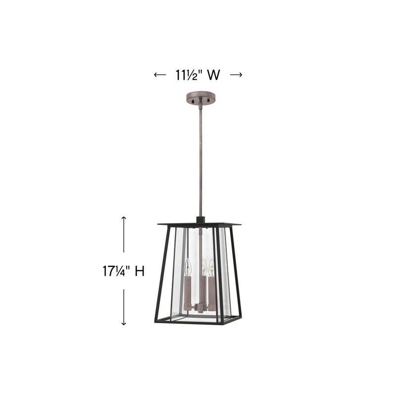 Walker 3-Light Outdoor Hanging Lantern