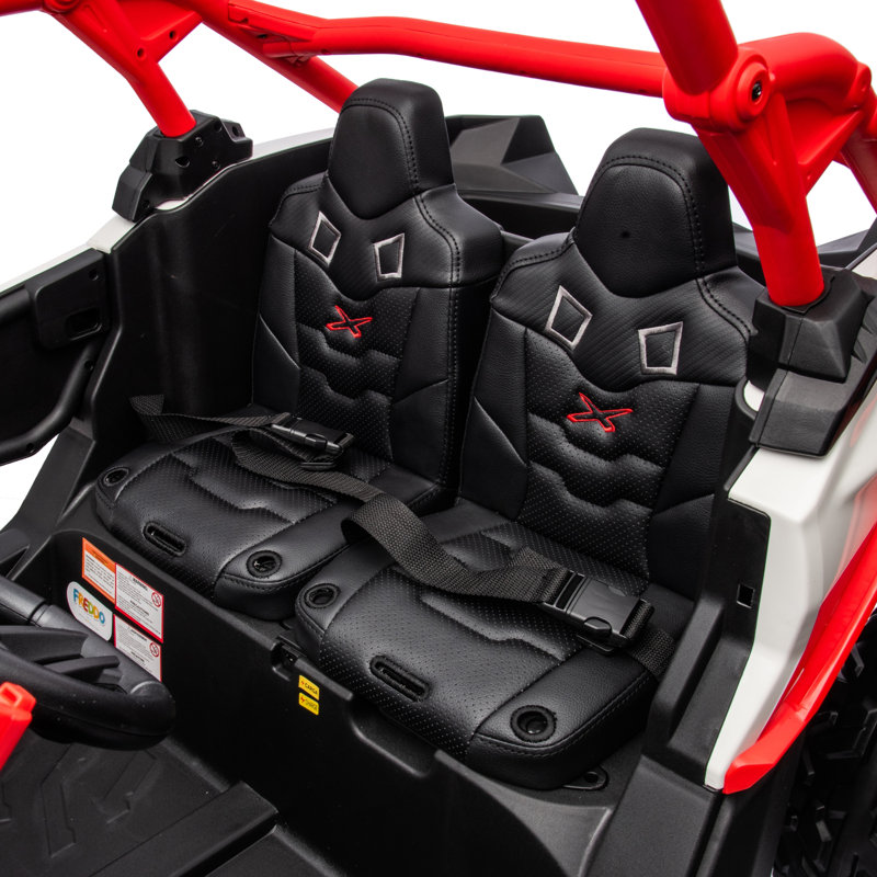 Freddo 48 Volt 2 Seater Battery Powered Ride On with Remote Control, Red