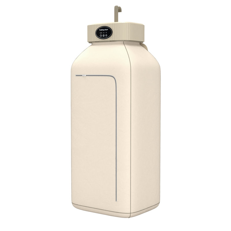 Portable Clothes Dryer, Mini Drying Machine With Timer, Khaki