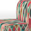 Fauteuil de chambre contemporain tapissier Retro Abstract Drops-1541887264