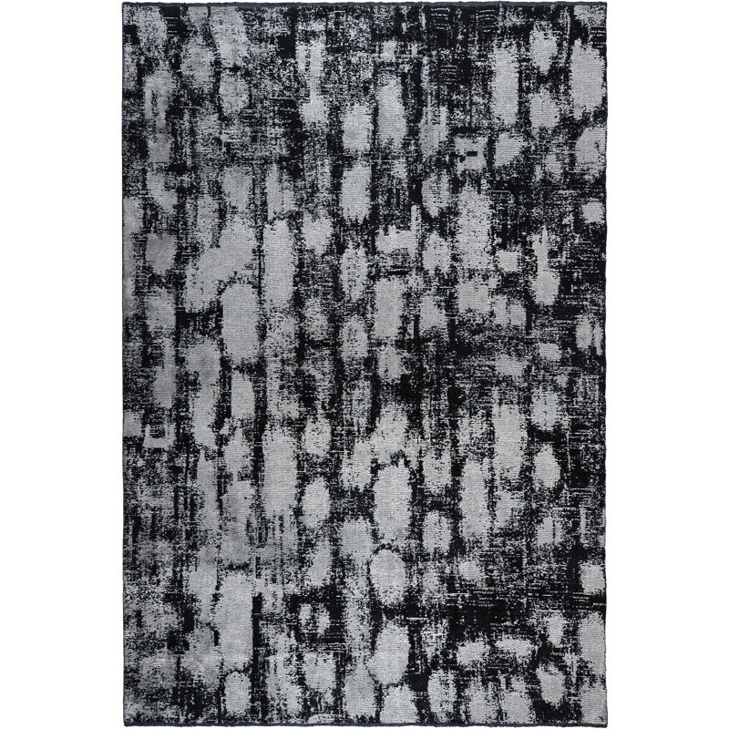 Tapis noir / gris Rapture, Rectangle 7 pi 10 po x 9 pi 10 po