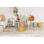 KitchenCraft Idilica Stacking Stoneware Mugs, Set of 4, 400ml