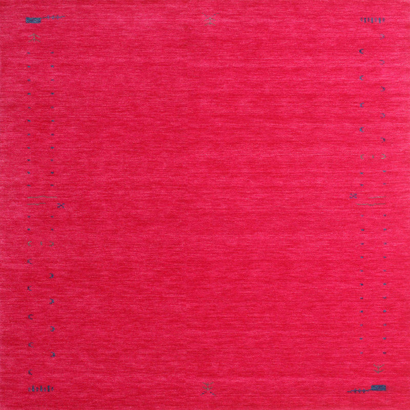Tapis rouge/noir, Carré 7 pi