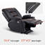 Fauteuil inclinable électrique avec massage et chaleur Ellamae-1704856258