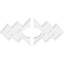Médaillon de plafond contemporain en PVC de qualité architecturale Zoe-36078435